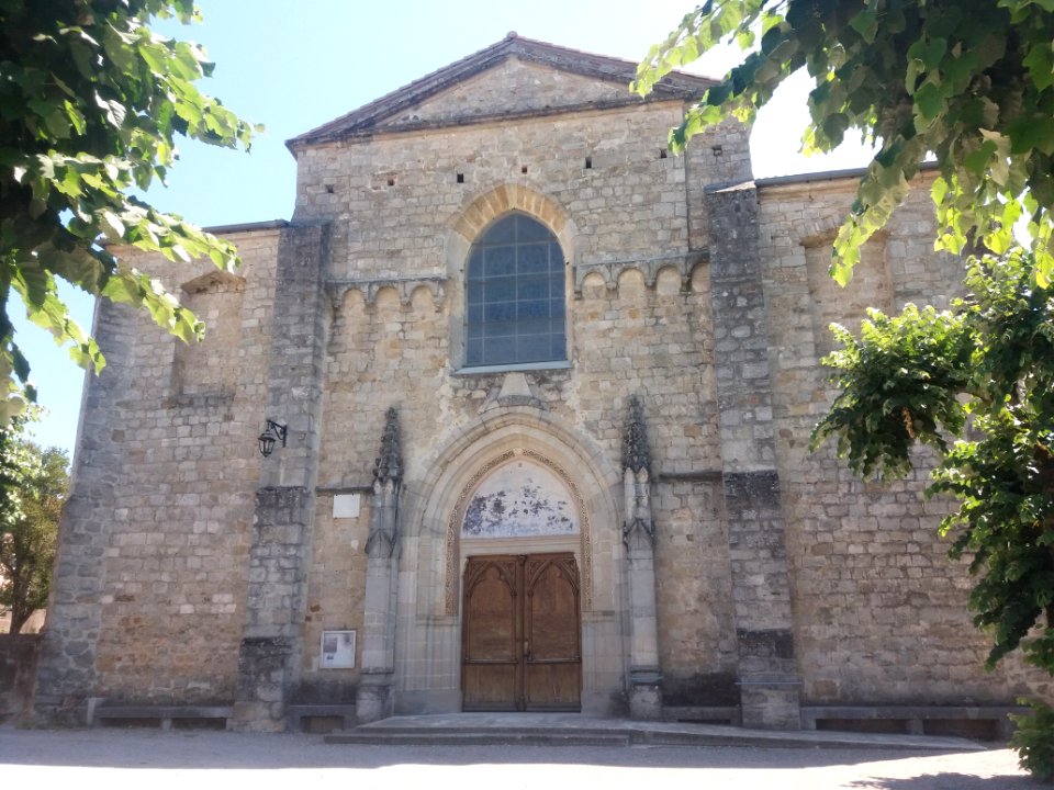Rosières (Ardèche) - Église Notre-Dame de Rosières - Façade