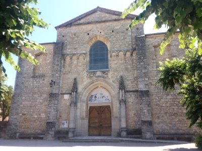 Rosières (Ardèche) - Église Notre-Dame de Rosières - Façade