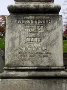 Robinson Monument, Allegheny Cemetery, 2015-10-27, 01