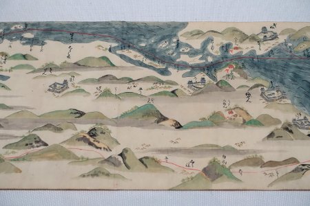 Route map of Edo from Goto, 4 of 6 - Edo-Tokyo Museum - Sumida, Tokyo, Japan - DSC06637