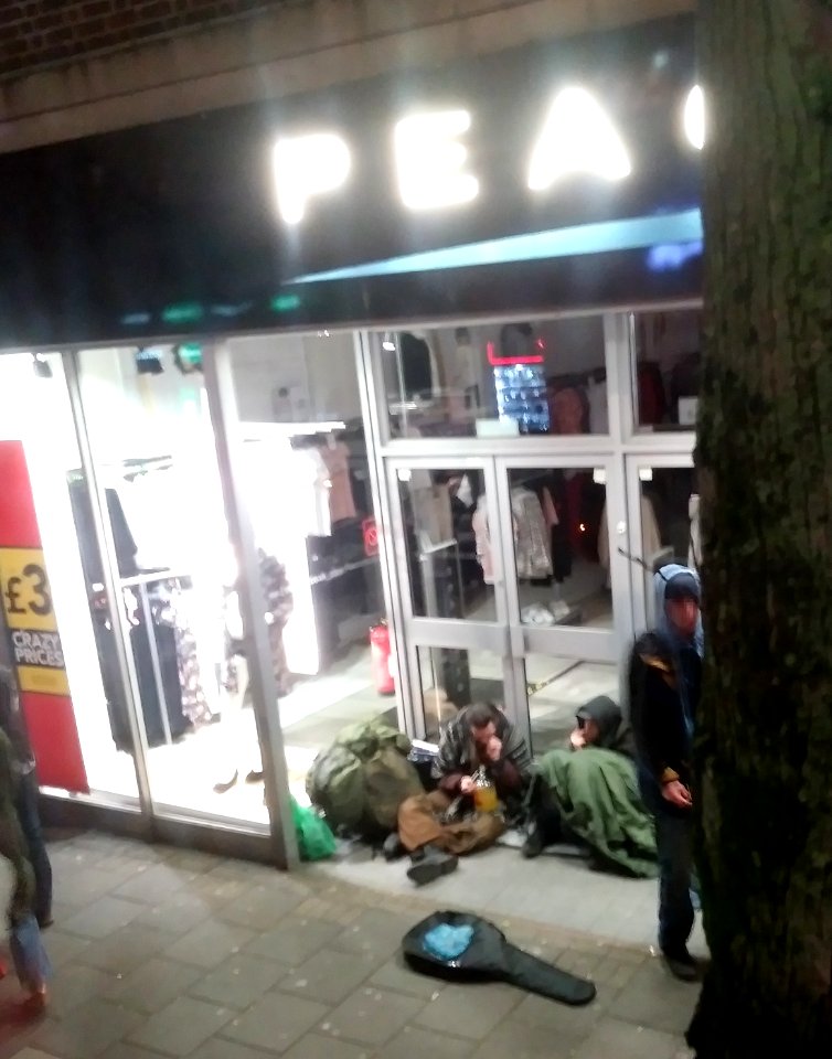 Rough Sleeping and Street Drinking on London Road, Brighton (February 2020)