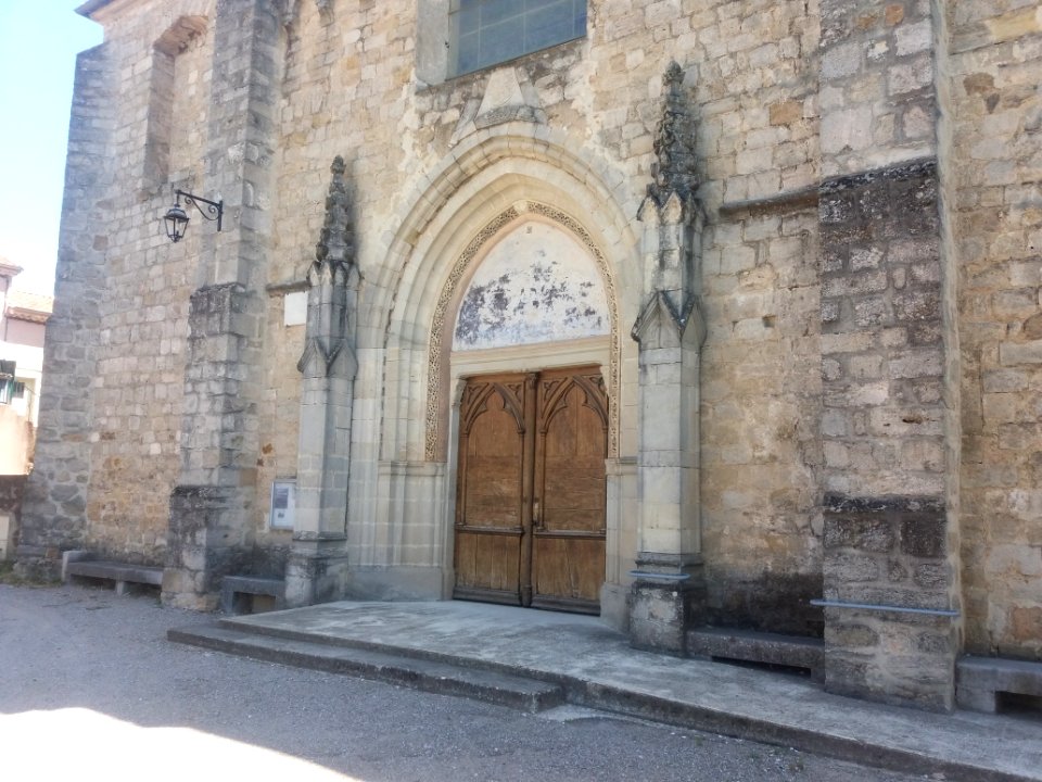Rosières (Ardèche) - Église Notre-Dame de Rosières - Portail
