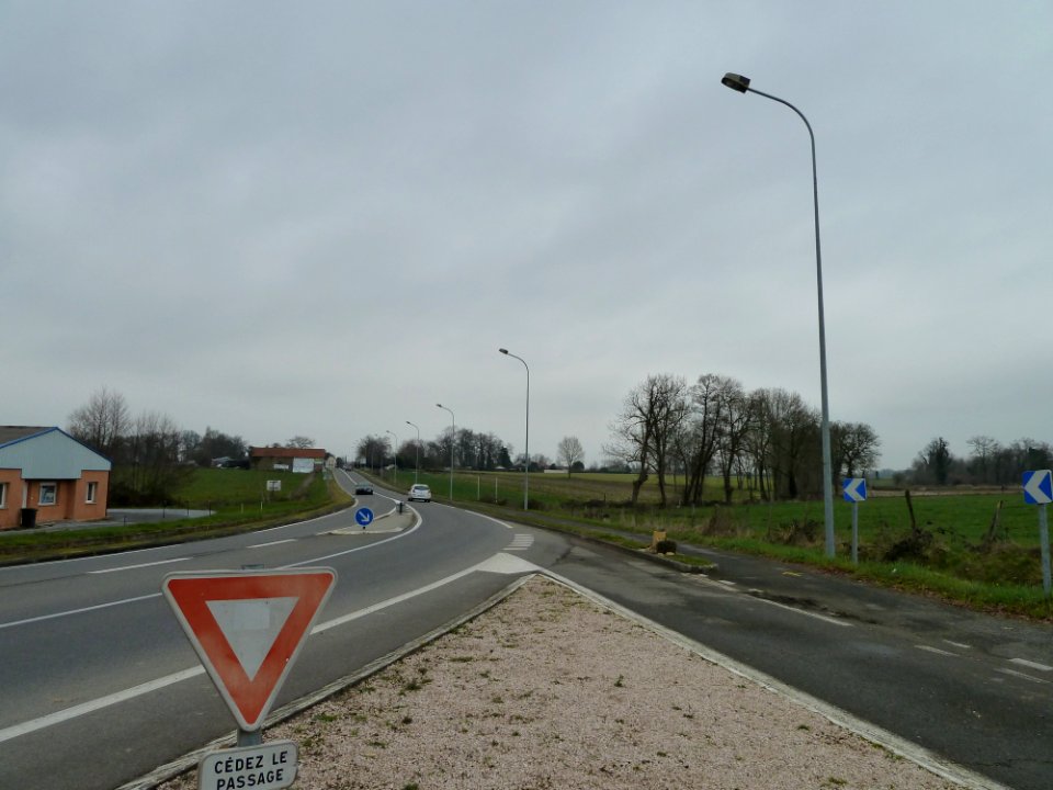 Route nationale 643 vers Lembeye