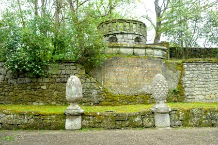 Rotunda from the Hippodrome garden - Parco dei Mostri - Bomarzo, Italy - DSC02658