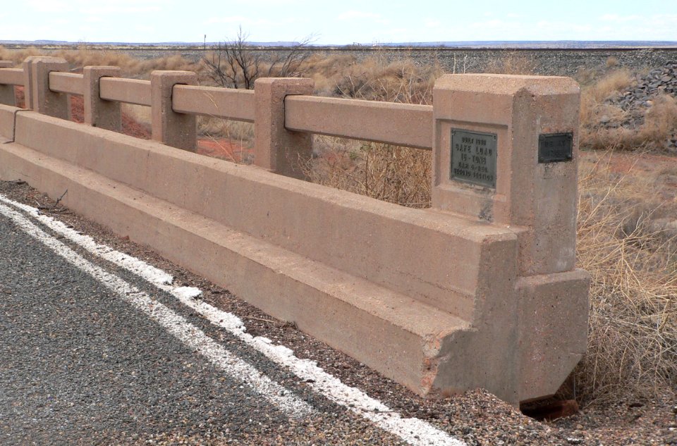Route 66 bridge 1.7 miles E of Montoya NM NE corner 3