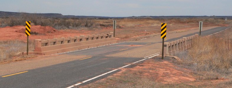 Route 66 bridge 2.5 miles east of Montoya NM from SW 2