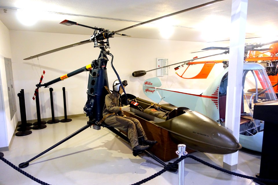 Rotorcycle, made by Hiller Aircraft for the US Marine Corps - Hiller Aviation Museum - San Carlos, California - DSC03030