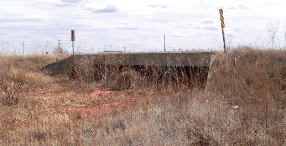 Route 66 culvert 8.4 mi E of Cuervo NM