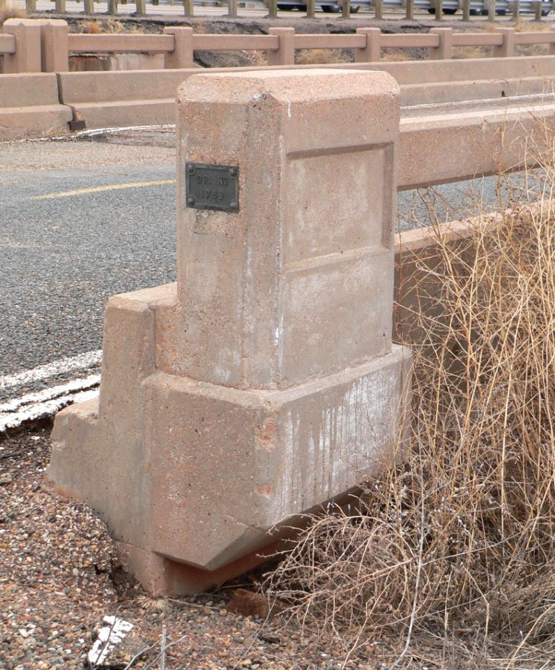 Route 66 bridge 1.7 miles E of Montoya NM NE corner 1