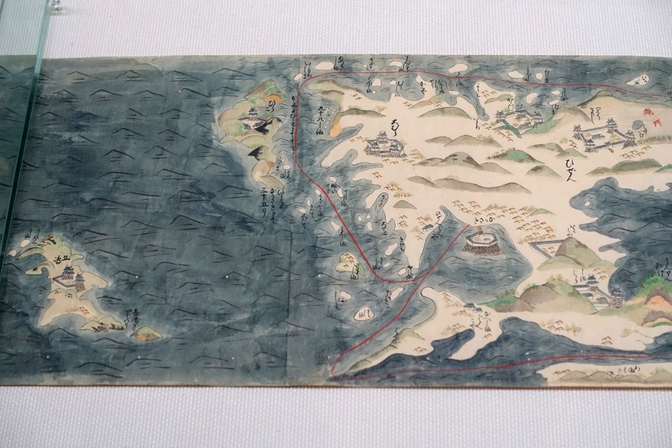 Route map of Edo from Goto, 6 of 6 - Edo-Tokyo Museum - Sumida, Tokyo, Japan - DSC06642