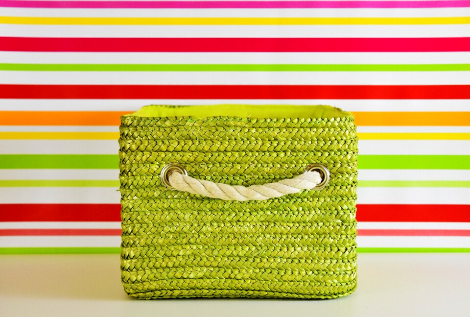 Colorful storage decoration