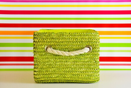 Colorful storage decoration