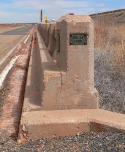 Route 66 bridge 2.5 miles east of Montoya NM SW corner 2
