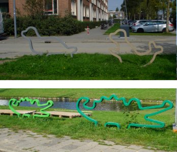 Rotterdam kunstwerk onbekend tiengemetensingel
