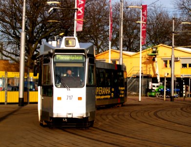 Rotterdam tram RET 717 pic2 Type ZGT-6 made by Düwag Düsseldorf