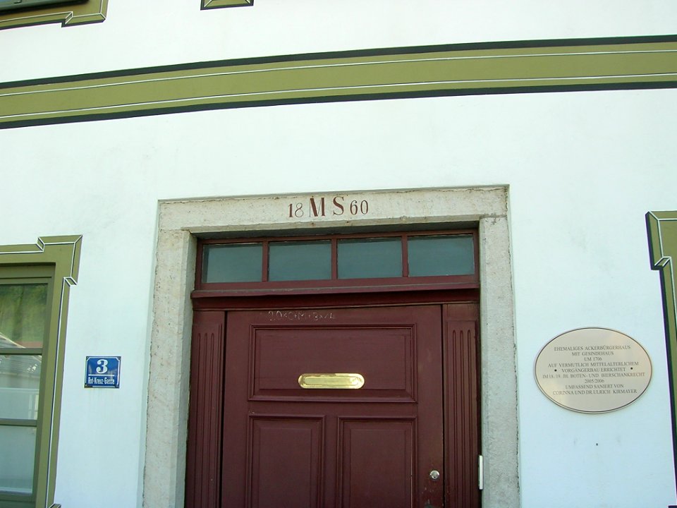 Rot-Kreuz-Gasse 3 Eichstätt -Tür
