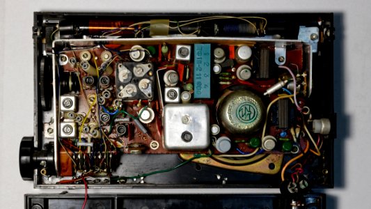 Rossiya-303 radio receiver (inside)