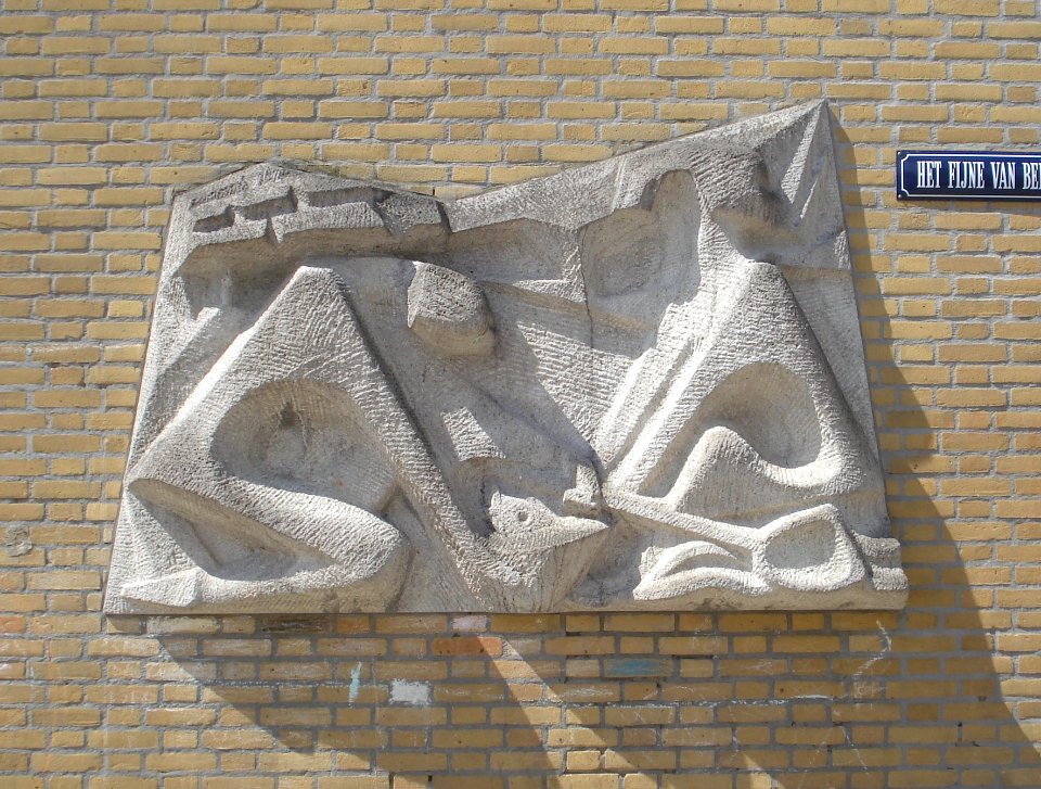 Rotterdam kunstwerk kinderen met schepnet