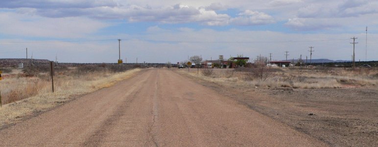 Route 66 at Newkirk NM from W 1
