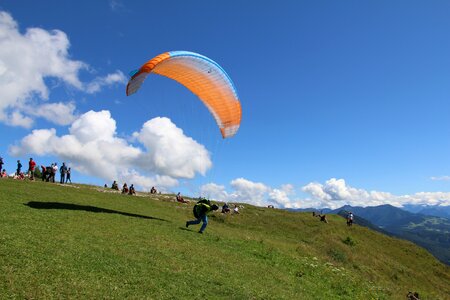 Salzburg gaisberg paraglider