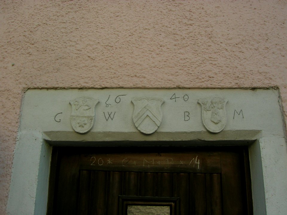 Rot-Kreuz-Gasse 9 Eichstätt -Türwappen