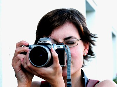 Analog girl photography