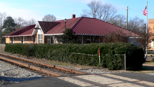 Rowland, NC depot from NE 1