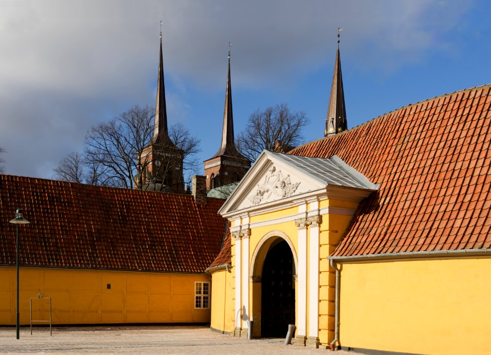 Roskilde Palace towers domkirke Denmark