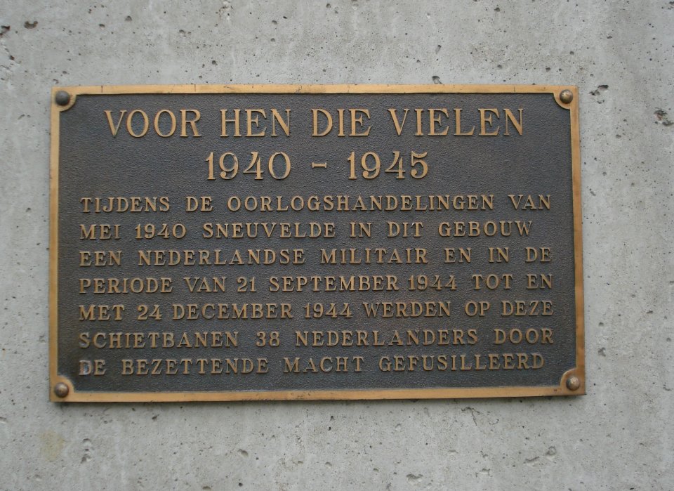 Rotterdam herinneringsplaquette 1940-1945