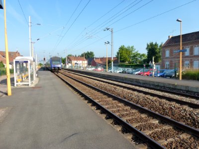 Rosult (Nord, Fr) la gare