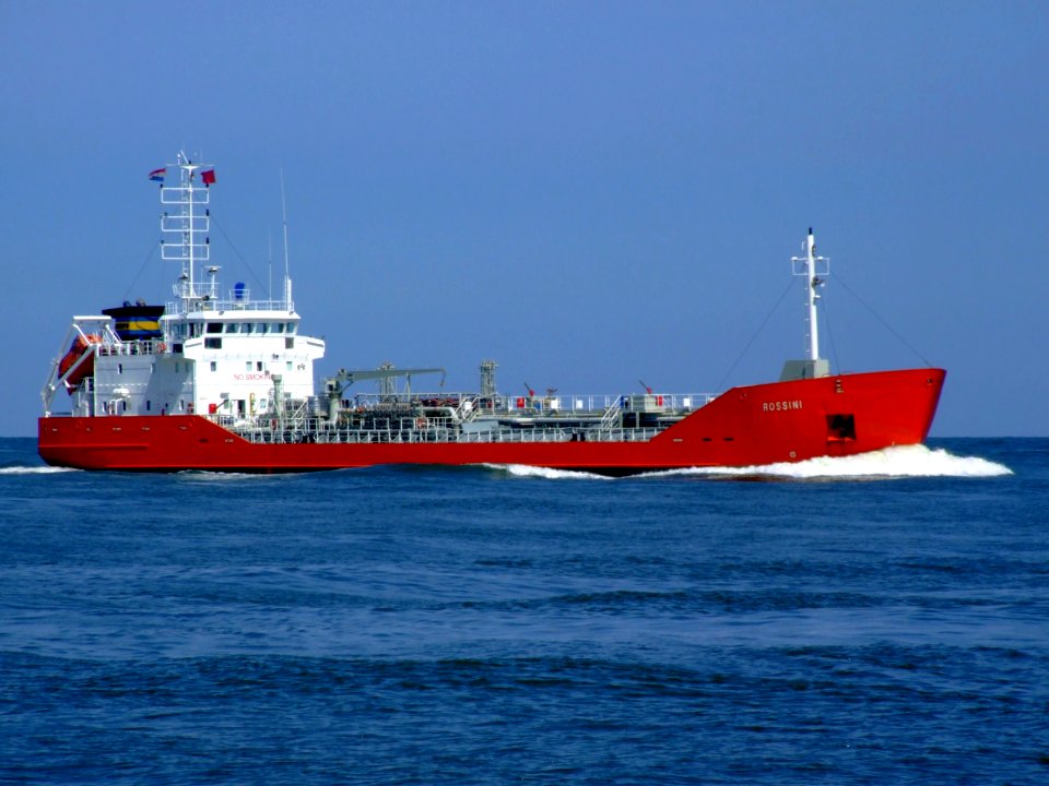 Rossini p1 approaching Port of Rotterdam, Holland 08-Jul-2007