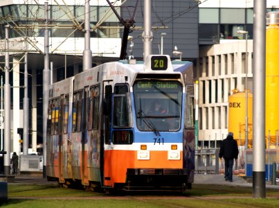 Rotterdam tram RET 741 pic1 Type ZGT-6 made by Düwag Düsseldorf