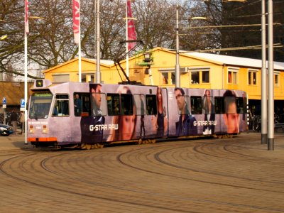 Rotterdam tram RET 730 pic1 Type ZGT-6 made by Düwag Düsseldorf