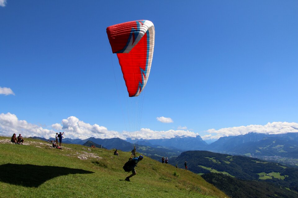 Salzburg gaisberg paraglider