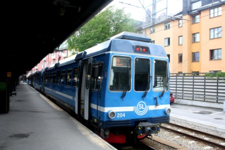 Roslagsbanan på Stockholm Östra - augusti 2014 - 3
