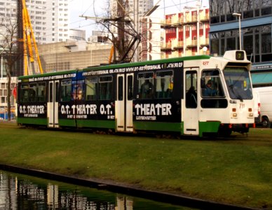 Rotterdam tram RET 731 Type ZGT-6 made by Düwag Düsseldorf