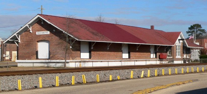 Rowland, NC depot from S 1