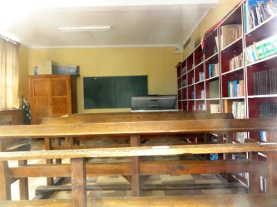Rouvroy-sur-Serre (Aisne) l'ancienne classe de l'école fermé