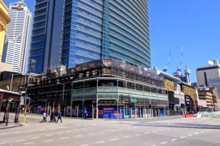 Royal Hotel renovation, September 2018