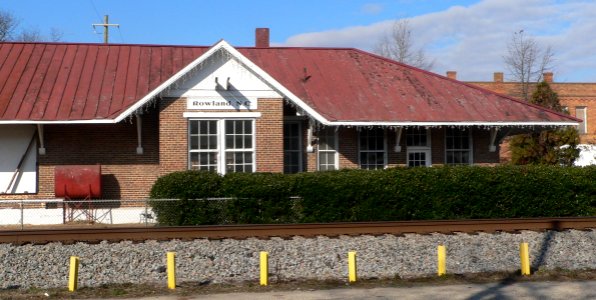 Rowland, NC depot NE end 1