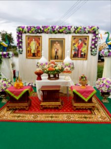 Royal tribute - Wat Hiranyawat - Chiang Rai - 2017-01-02 - 001