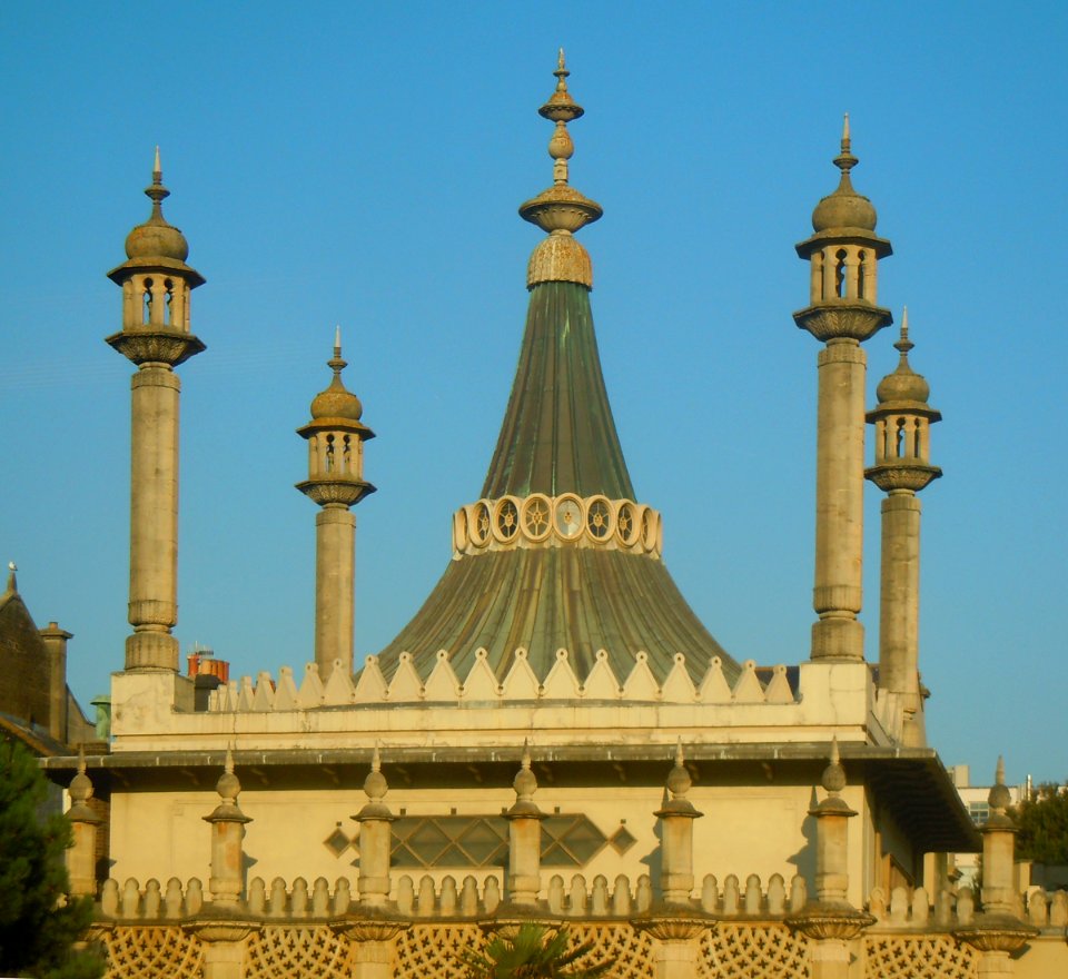 Royal Pavilion, Brighton (NHLE Code 1380680) (September 2016, seen from Pavilion Parade) (2)