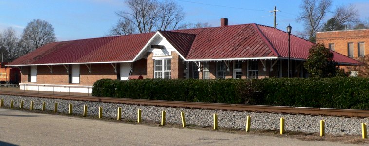 Rowland, NC depot from ENE 1