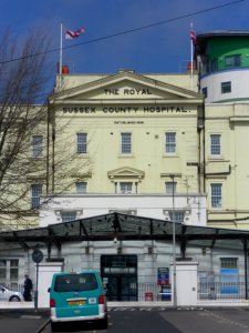 Royal Sussex County Hospital, Eastern Road, Kemptown, Brighton (Main Buildings) (April 2013) (2)