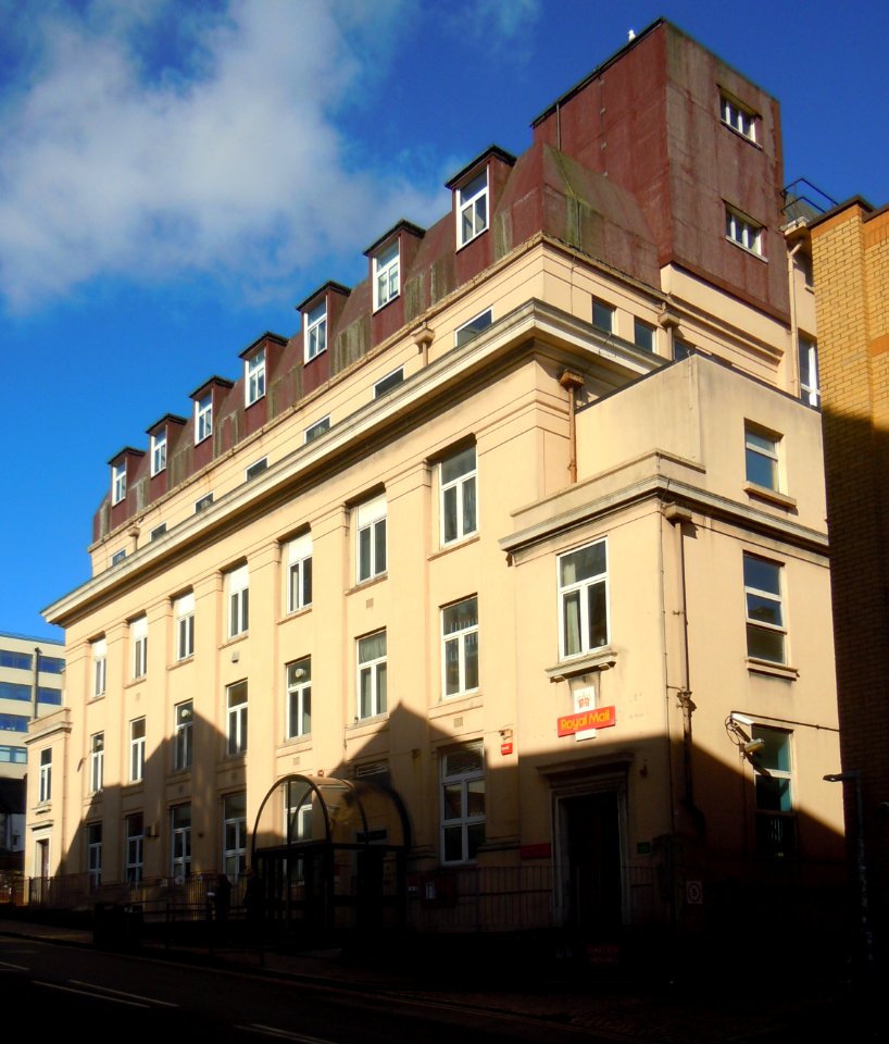 Royal Mail Sorting Office (Front Elevation), North Road, North Laine, Brighton (February 2018)