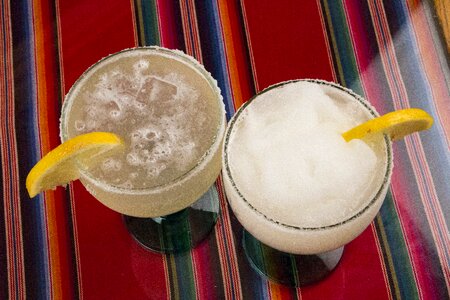 Glass alcohol cocktail