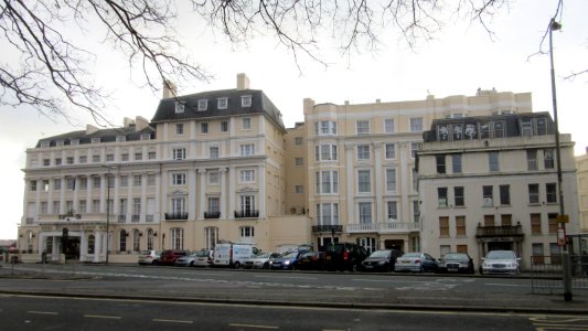 Royal Albion Hotel and Royal York Buildings, Old Steine, Brighton (December 2016)