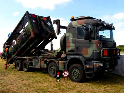 Royal Dutch Army SCANIA truck with Petrol bowser container, pic1 photo