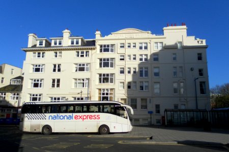 Royal York Buildings (Youth Hostel), Old Steine, Brighton (NHLE Code 1380677) (January 2012, seen from Pool Valley)