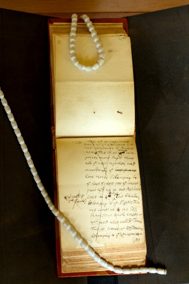 Royal Society - Robert Boyle notebook 1